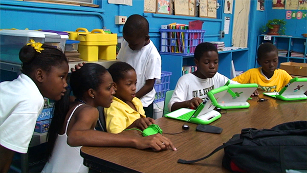 LaReesa and the Kids of Guy Benjamin School