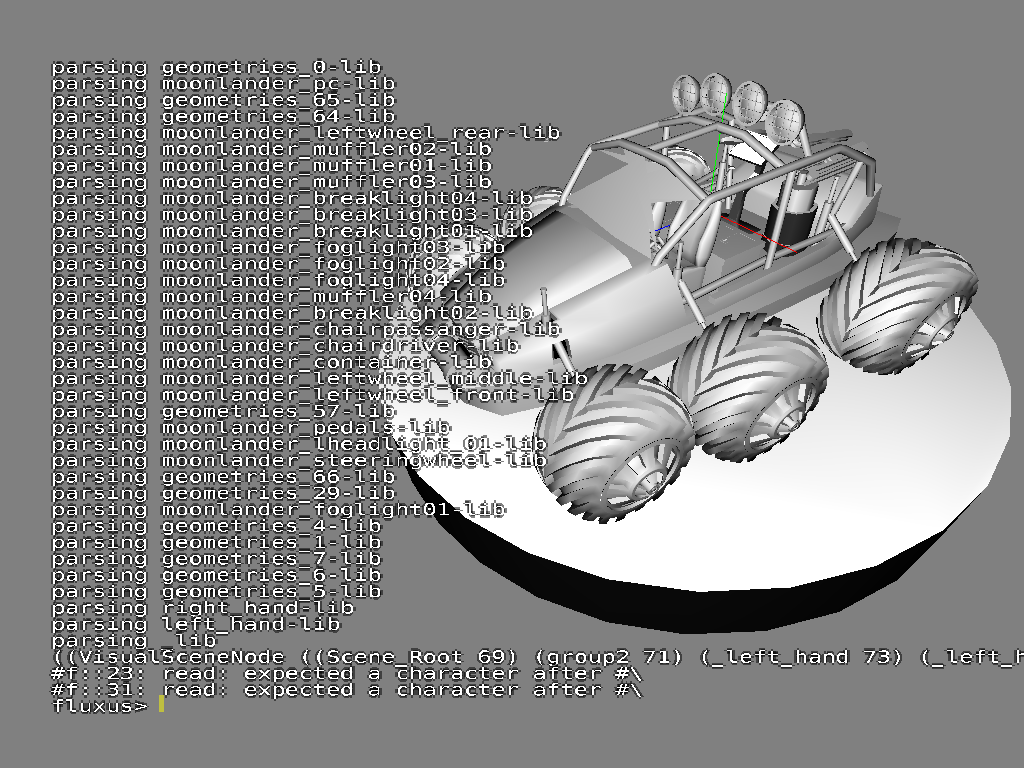 Loading an example collada scene