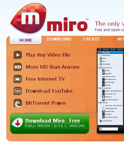 getmiro homepage