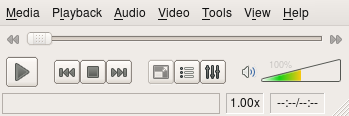 User Interface of the Video LAN Client (VLC)