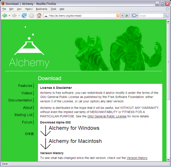 Alchemy for Windows